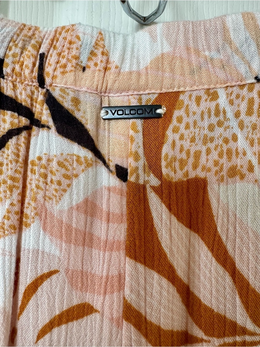 Volcom Wide Leg Tropical Print Pants - Picture 3 of 3
